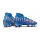 Nike Crampons Mercurial Superfly CR7 Elite FG Shuai Bleu