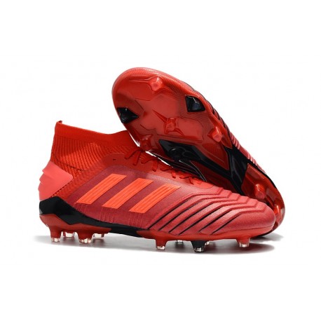 Chaussure adidas Predator 19.1 FG - Rouge
