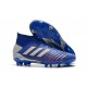 Chaussure adidas Predator 19.1 FG - Bleu Argent
