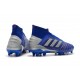 Chaussure adidas Predator 19.1 FG - Bleu Argent