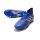 Chaussure adidas Predator 19.1 FG - Bleu Argent