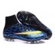 Chausssures Neuf 2015-2016 Nike Mercurial Superfly 4 FG Bleu Jaune