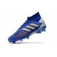 Chaussure adidas Predator 19.1 FG - Bleu Argent