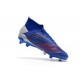 Chaussure adidas Predator 19.1 FG - Bleu Argent