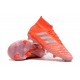 Chaussure adidas Predator 19.1 FG - Orange Blanc