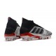 Chaussure adidas Predator 19.1 FG - Argent Noir Rouge