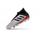 Chaussure adidas Predator 19.1 FG - Argent Noir Rouge
