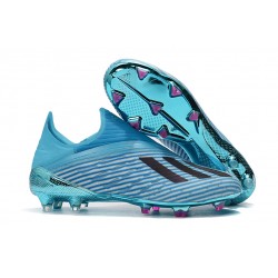 Crampons de Foot Nouvelles adidas X 19+ FG - Bleu