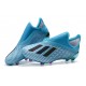 Crampons de Foot Nouvelles adidas X 19+ FG - Bleu