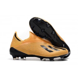 Crampons de Foot Nouvelles adidas X 19+ FG - Orange Noir