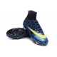 Chausssures Neuf 2015-2016 Nike Mercurial Superfly 4 FG Bleu Jaune