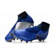 Chaussures Nike Phantom Vision Elite Dynamic Fit FG Bleu Argent