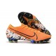 Chaussures Nike Mercurial Vapor 13 Elite FG Orange Noir