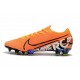 Chaussures Nike Mercurial Vapor 13 Elite FG Orange Noir