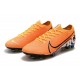 Chaussures Nike Mercurial Vapor 13 Elite FG Orange Noir