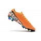 Chaussures Nike Mercurial Vapor 13 Elite FG Orange Noir