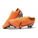 Chaussures Nike Mercurial Vapor 13 Elite FG Orange Noir