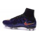 Chaussure Crampons Moulés Nike Mercurial Superfly Iv FG CR7 Violet Rouge
