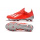 Chaussure de football à crampon adidas X 19.1 FG Rouge Argent