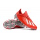 Chaussure de football à crampon adidas X 19.1 FG Rouge Argent