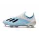 Chaussure de football à crampon adidas X 19.1 FG Bleu Blanc Noir