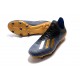 Chaussure de football à crampon adidas X 19.1 FG Bleu Noir Or