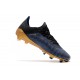 Chaussure de football à crampon adidas X 19.1 FG Bleu Noir Or
