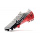 Chaussures Nike Mercurial Vapor 13 Elite FG NJR Chromé Noir Rouge Platine