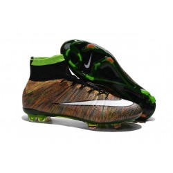 Chausssures Neuf 2015-2016 Nike Mercurial Superfly 4 FG Multicolore Blanc