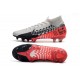 Nike Neymar Mercurial Superfly 7 Elite FG - Chromé Noir Rouge Platine