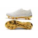 Chaussures Football adidas Copa 19.1 FG Blanc Or