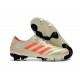 Chaussures Football adidas Copa 19.1 FG Blanc Cassé Rouge Solaire
