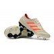 Chaussures Football adidas Copa 19.1 FG Blanc Cassé Rouge Solaire