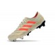 Chaussures Football adidas Copa 19.1 FG Blanc Cassé Rouge Solaire