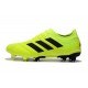 Chaussures Football adidas Copa 19.1 FG Jaune Soleil Noir