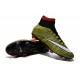 Chaussure Crampons Moulés Nike Mercurial Superfly Iv FG CR7 Jaune Blanc Noir