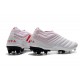 adidas Copa 19+ FG Crampons de Foot - Blanc Rouge Solaire