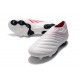 adidas Copa 19+ FG Crampons de Foot - Blanc Rouge Solaire