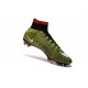 Chaussure Crampons Moulés Nike Mercurial Superfly Iv FG CR7 Jaune Blanc Noir