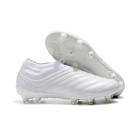 adidas Copa 19+ FG Crampons de Foot - Blanc
