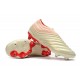 adidas Copa 19+ FG Crampons de Foot - Blanc Cassé Rouge Solaire