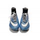 Chaussure Crampons Moulés Nike Mercurial Superfly Iv FG CR7 Safari Bleu Blanc