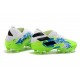 Crampon Nouvelles adidas Nemeziz 19.1 FG - Vert Bleu Noir