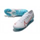 Chaussures Nike Mercurial Vapor 13 Elite FG Blanc Bleu