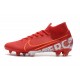Nike Crampons Mercurial Superfly 7 Elite FG - Rouge Blanc