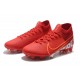 Nike Crampons Mercurial Superfly 7 Elite FG - Rouge Blanc