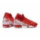 Nike Crampons Mercurial Superfly 7 Elite FG - Rouge Blanc