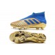 Chaussure de Foot adidas Predator 19+ FG - Or Bleu