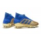 Chaussure de Foot adidas Predator 19+ FG - Or Bleu