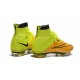 Chaussure a Crampon Cristiano Ronaldo Nike Mercurial Superfly FG Cuir Jaune Volt